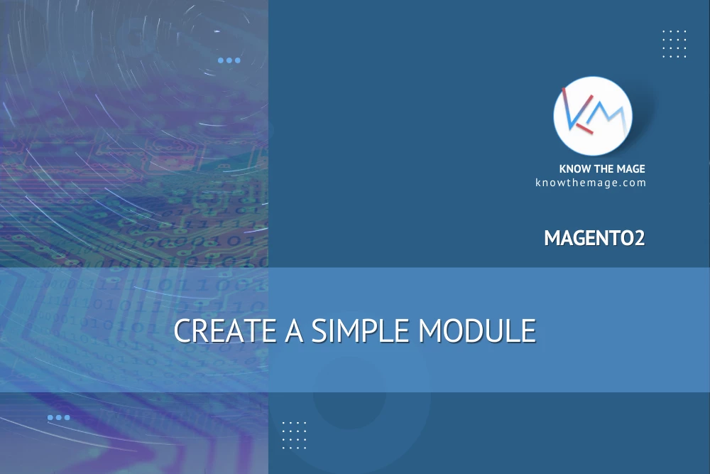 Magento2 Create Simple Module
