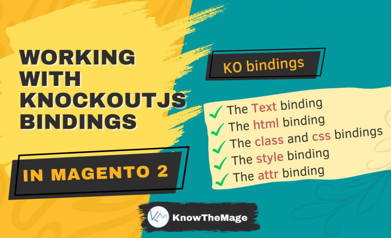 Working with KockoutJS bindings in magento 2
